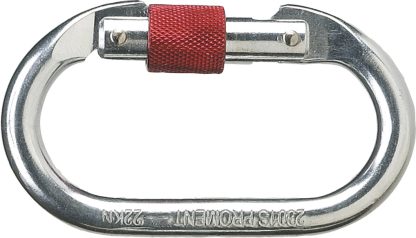 thumbnail image 2 of Screw Gate Karabiner - Lightweight Metal Fall Arrestor Attachment 2 of 6