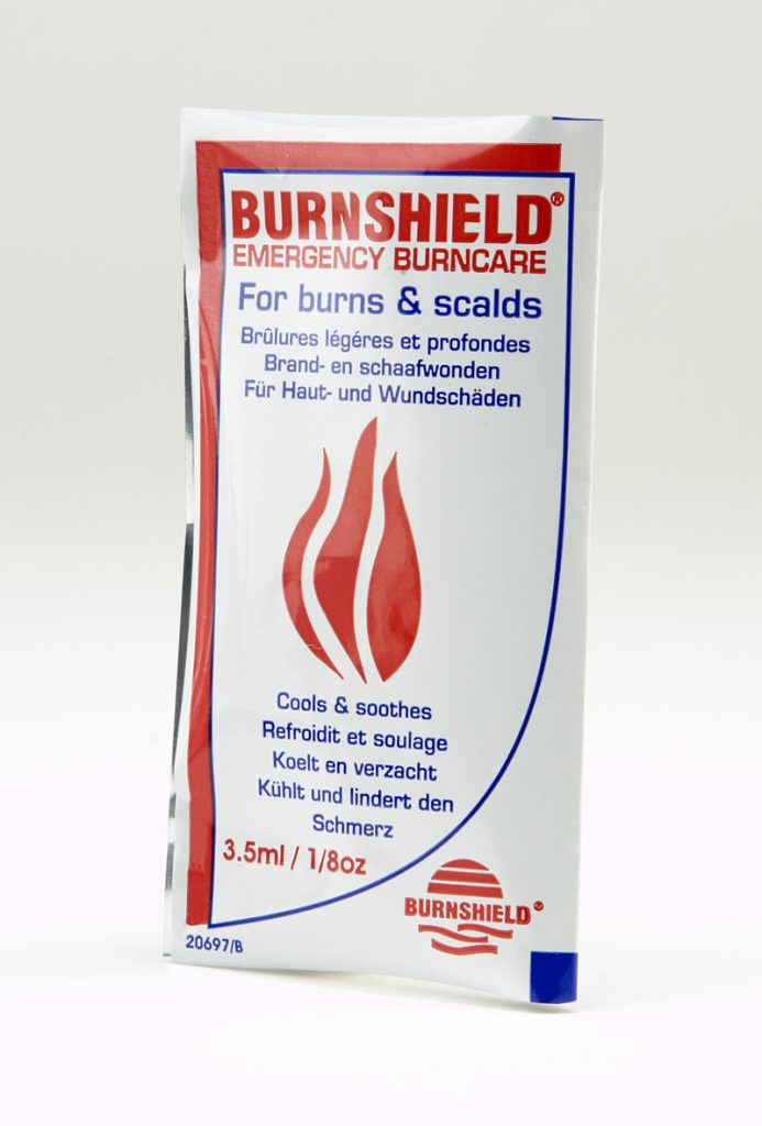 Burn Blotts sachets in dispenser x10