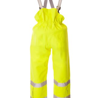 Waterproof and Breathable Salopette Trouser HI Viz Yellow FR-antistatic