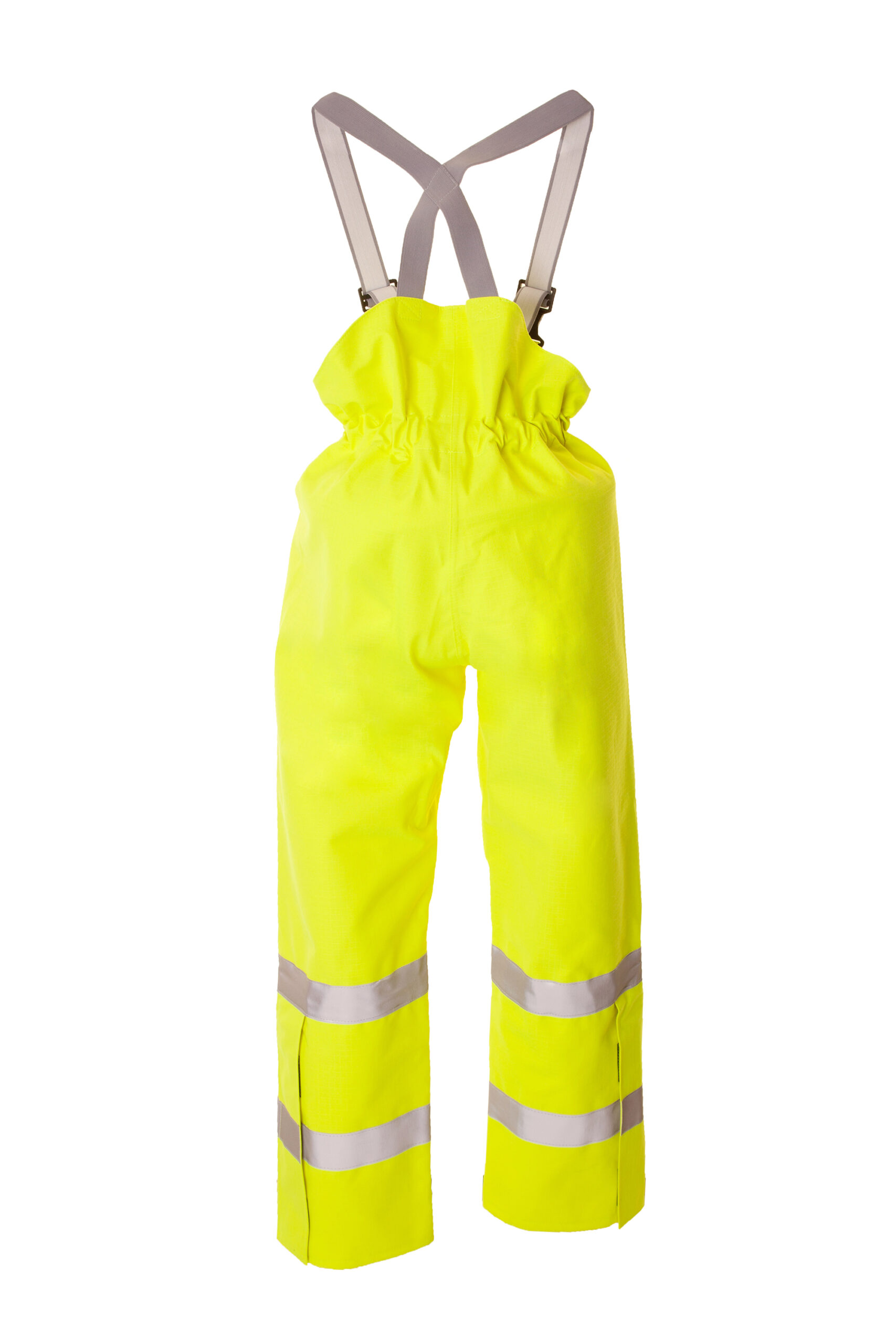 Waterproof and Breathable Salopette Trouser HI Viz Yellow FR-antistatic