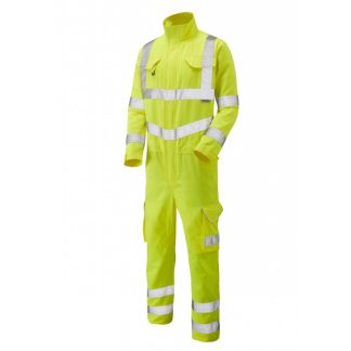 Leo Molland  ISO 20471 Class 3 Poly/Cotton Coverall - Yellow