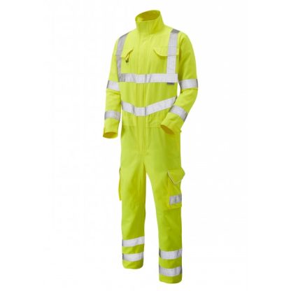 Leo Molland  ISO 20471 Class 3 Poly/Cotton Coverall - Yellow