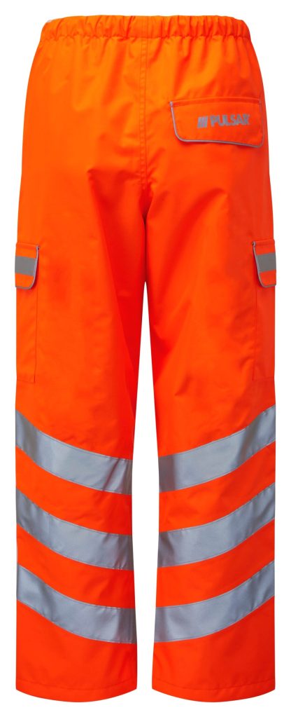 Pulsarail® Hi Visibility Waterproof Trouser Orange GO/RT 3279- PR503 - Image 2