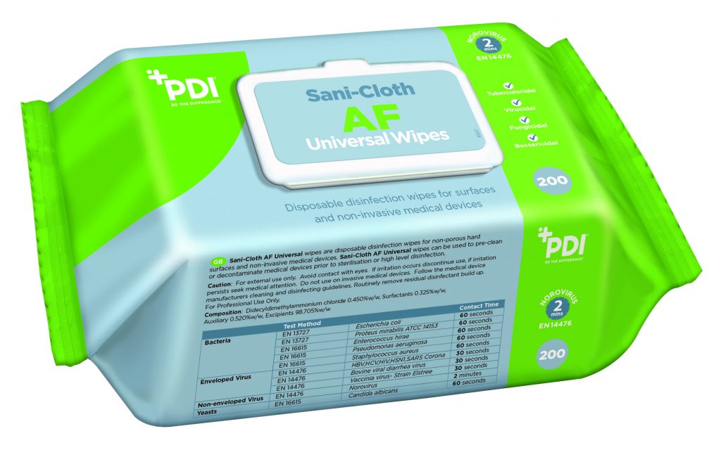 SANI-CLOTH AF UNIVERSAL WIPES 200 per pack