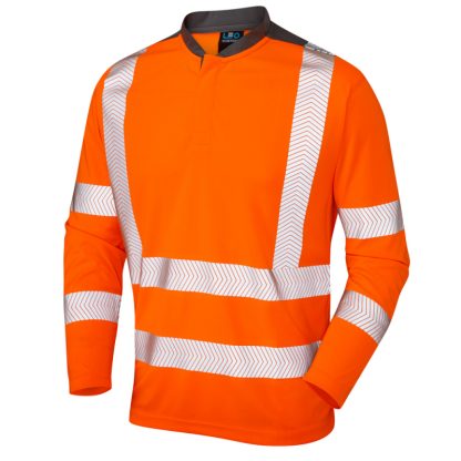 Watermouth ISO 20471 Class 3 Performance Sleeved T-Shirt Orange T13 Leo