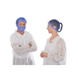 Non woven disposable coat - velcro fastening