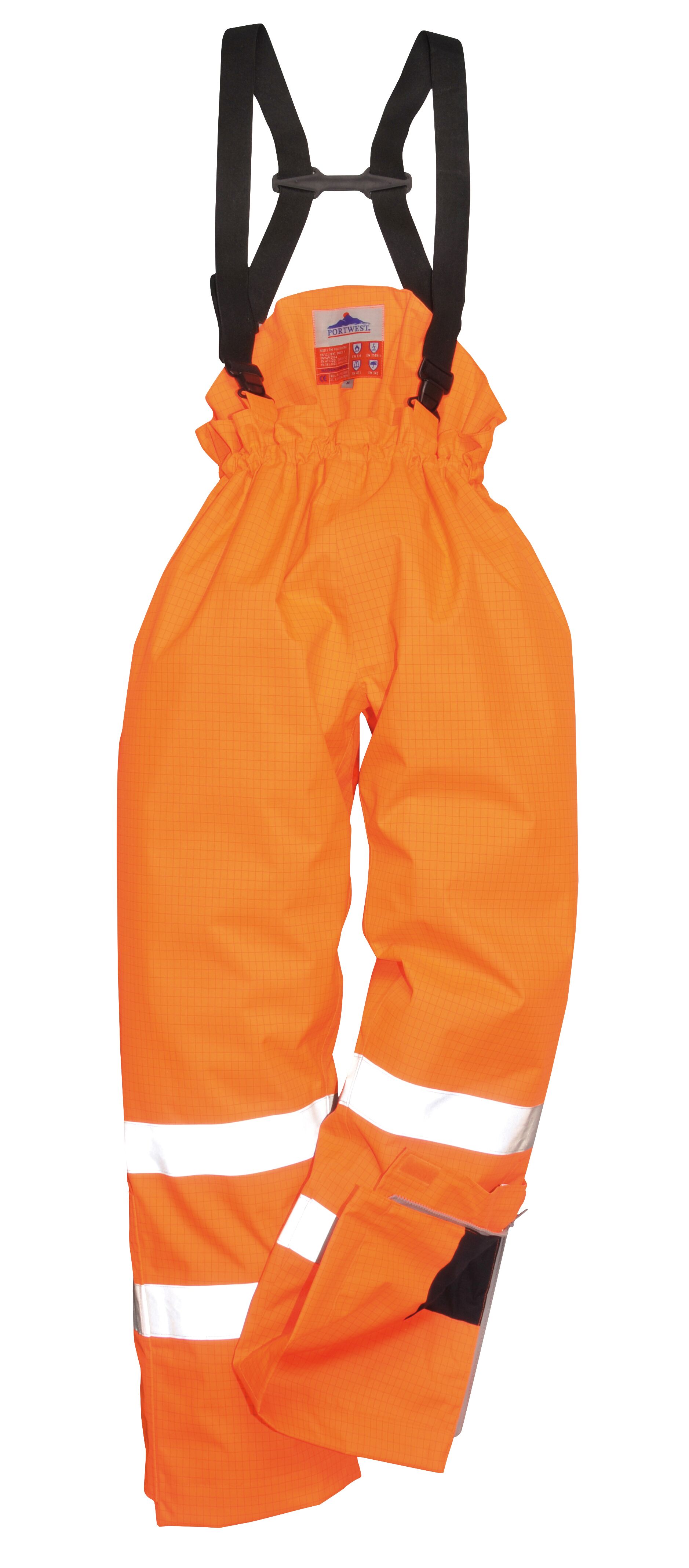 Breathable Salopette Trouser HI Viz 