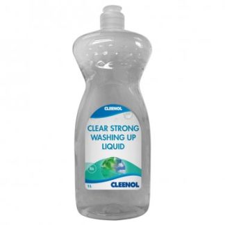 Clear Strong Envirological Washing Up Liquid 1Litre Cleenol
