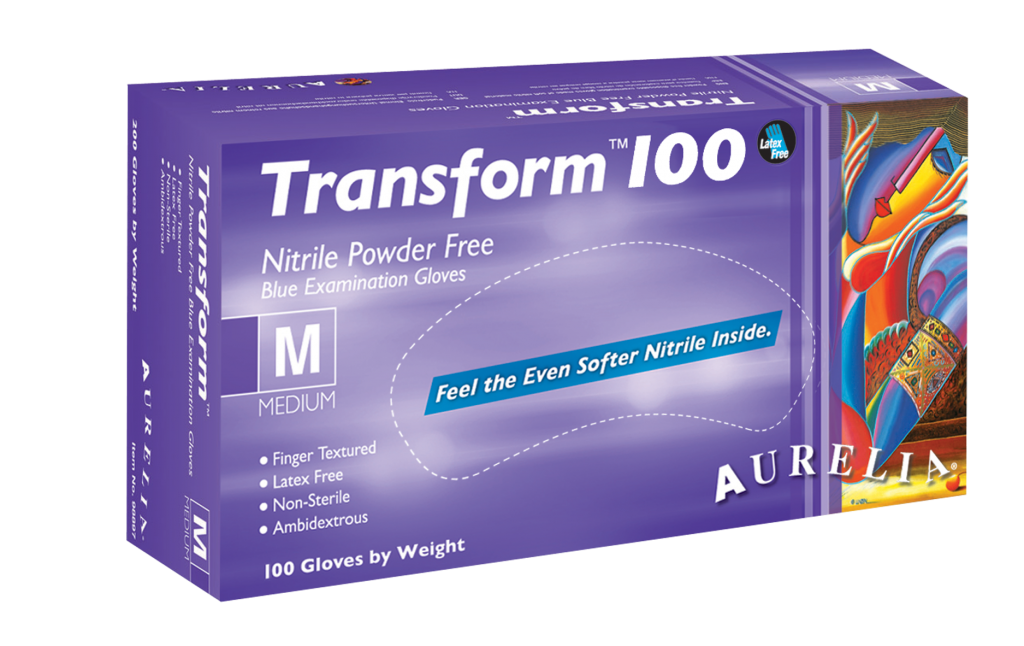 Nitrile gloves - powder free Blue Unigloves