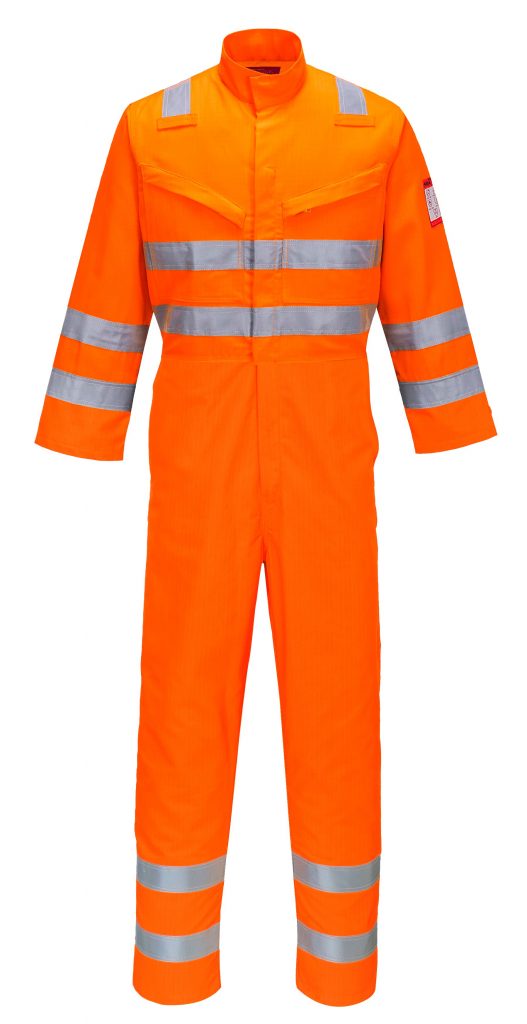 Flame Retardant - Anti Static Inherent Fabric Multi Norm  Hi-Vis Coverall