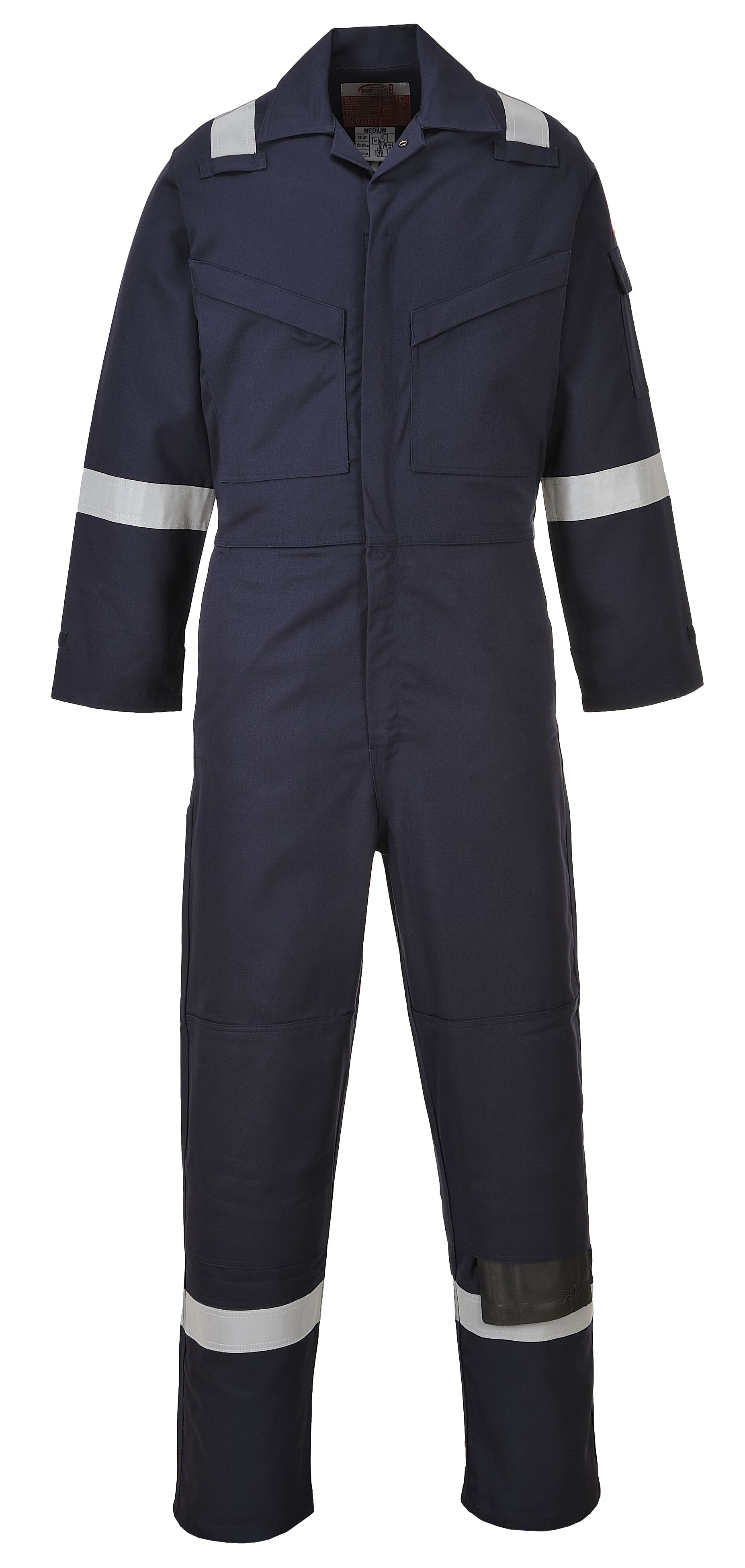Flame Retardant Coverall Anti Static Inherent Light Weight Fabric 150g CR Safety Consumables