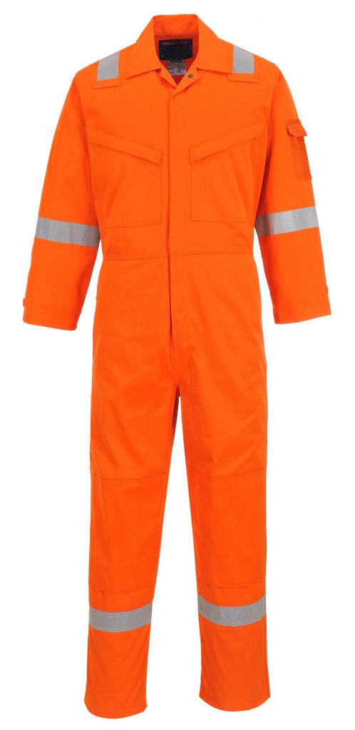 Flame Retardant Coverall - Anti Static Inherent Light Weight Fabric - 150g