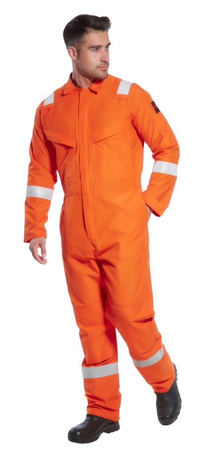 Flame Retardant Coverall - Anti Static Inherent Light Weight Fabric - 150g - Image 4