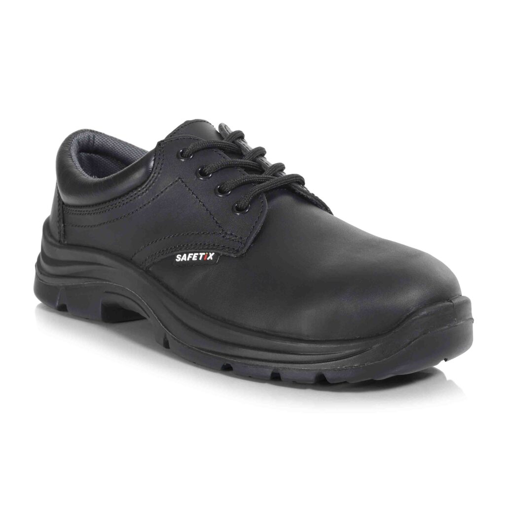 Aries PU/Rubber Sole Gibson Shoe-Black  PB226-BLK