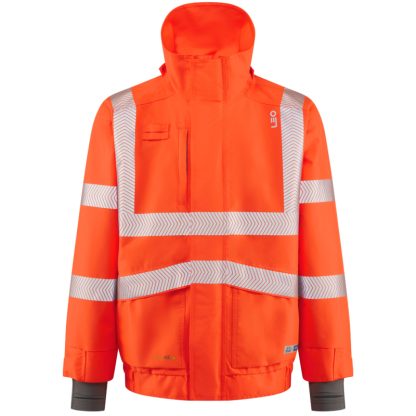 DARTMOOR ISO 20471 Class 3 EcoViz 15K Performance Breathable Bomber Jacket Orange - J05 Leo