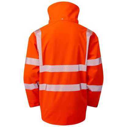 DARTMOOR ISO 20471 Class 3 EcoViz 15K Performance Breathable Bomber Jacket Orange - J05 Leo - Image 5