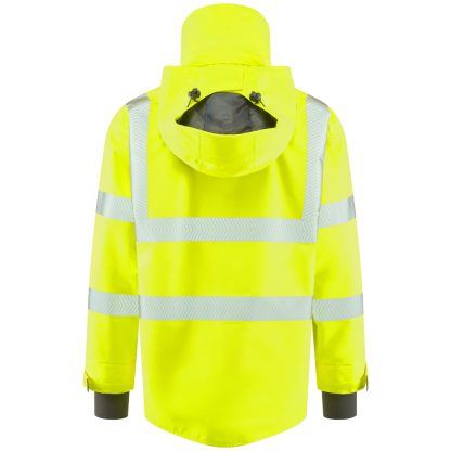 DARTMOOR ISO 20471 Class 3 EcoViz 15K  Perfomance Breathable Bomber Jacket Yellow - J05 Leo - Image 4