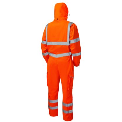 Watertown ISO 20471 Class 3 EcoViz® 10KX Stretch Coverall Orange Leo - Image 2