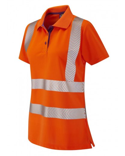 Pippacott  Coolviz Ultra Ladies Polo Shirt Orange - PL03-O