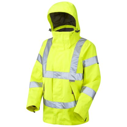 Rosemoor Ladies Waterproof and Breathable Jacket Yellow - JL04-Y- Leo - Image 2