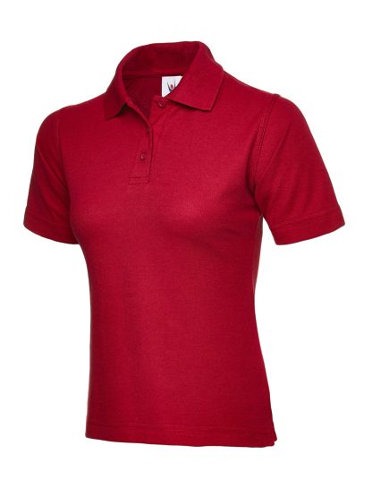 Ladies Classic Poloshirt - 220GSM - Uneek - Image 2