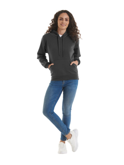 Ladies Deluxe Hooded Sweatshirt - 280GSM - Uneek
