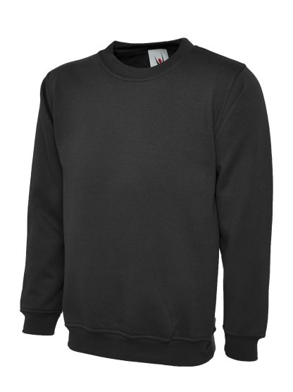 Uneek Ladies Deluxe Crew Neck Sweatshirt - Image 2