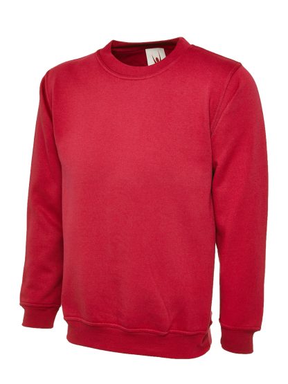 Uneek Ladies Deluxe Crew Neck Sweatshirt - Image 3