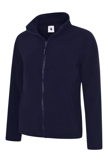 Ladies Classic Full Zip Fleece Jacket - 300GSM - Uneek - Image 3