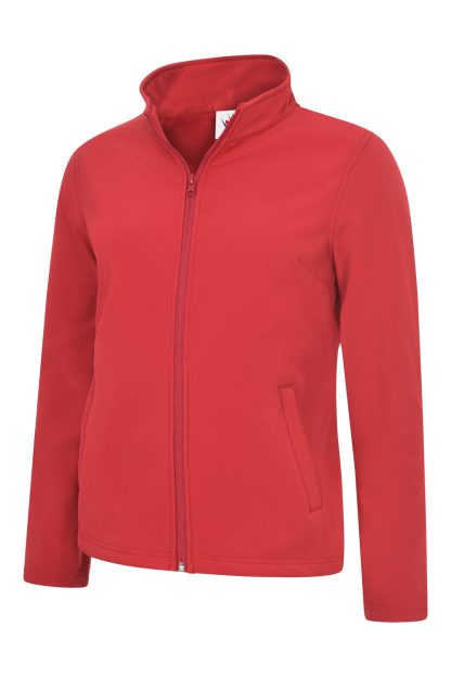 Ladies Classic Full Zip Soft Shell Jacket - Uneek - Image 3