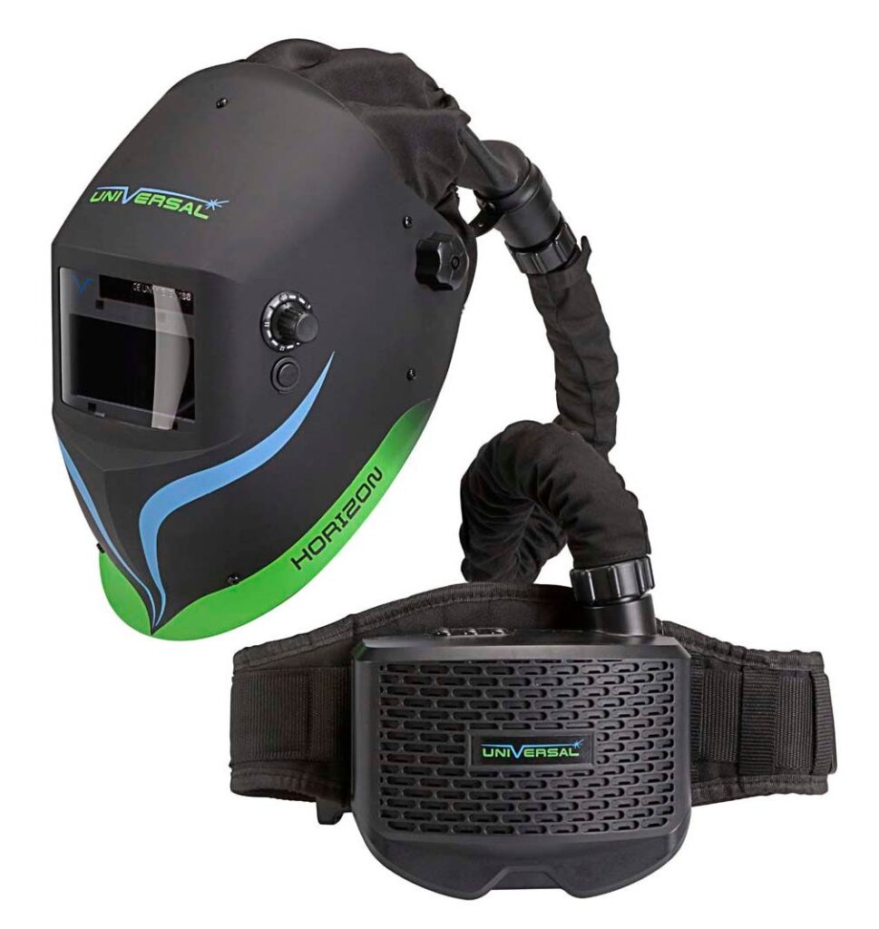 Universal Horizon Momentum PAPR Welding Mask Kit - Powered air purifying respirator