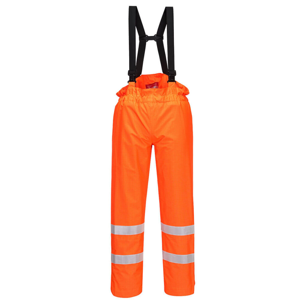 Hi Vis Orange Waterproof and Beathable Salopette  HV131