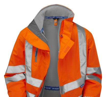PULSAR® Unlined Storm Coat - Hi Visibility Orange PR499 - Image 5