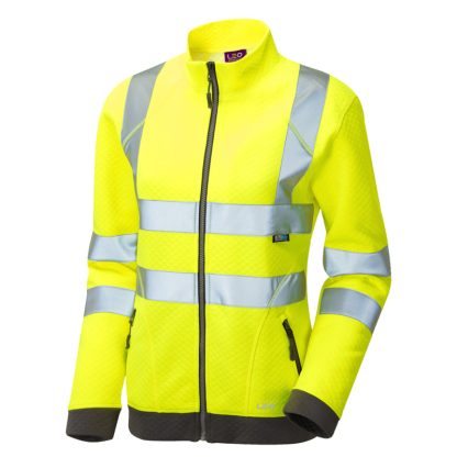 Hollicombe ISO 20471 Class 2 Women's Sweatshirt Yellow - Leo