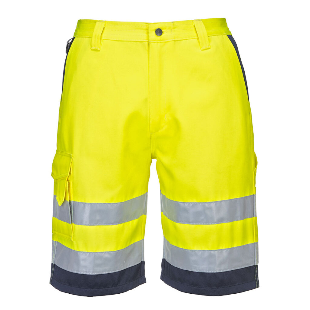 Portwest E043 Hi Visibility Multi Pocket Work Shorts