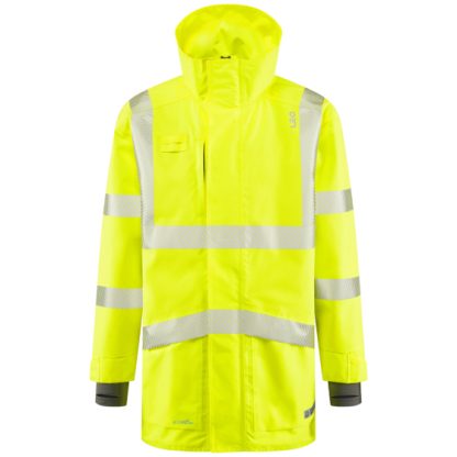 Leo Clovelly ISO 20471 Class 3 Breathable Anorak Orange Yellow