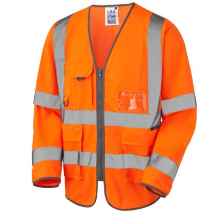 Wrafton ISO 20471 Class 3 Sleeved Superior Waistcoat Orange