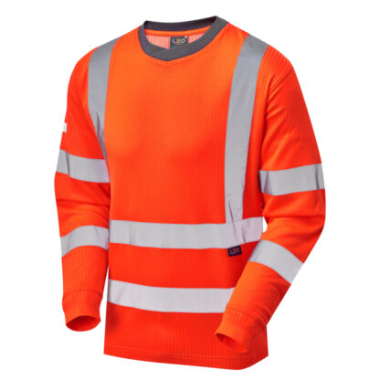 RIVERTON ISO 20471 Class 3 Comfort EcoViz PB Sleeved T-Shirt Orange