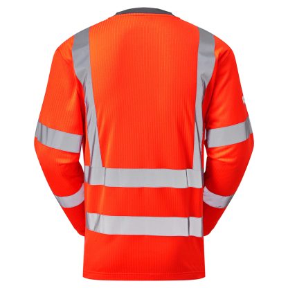 Leo RIVERTON ISO 20471 Class 3 Comfort EcoViz PB Sleeved T-Shirt - Image 2