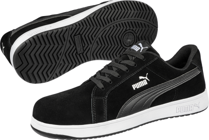 PUMA SAFETY ICONIC SUEDE BLACK LOW S1PL ESD