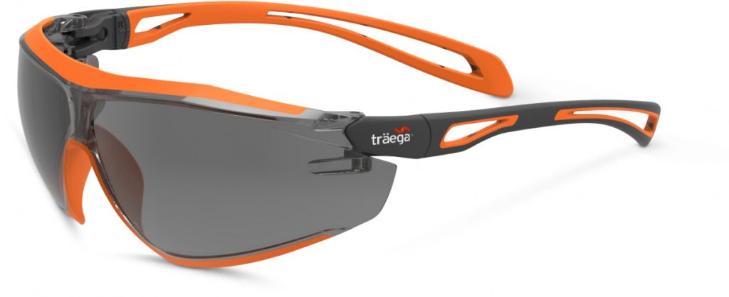 UCI Traega Como Premium Safety Glasses - KN rated Smoke Lens
