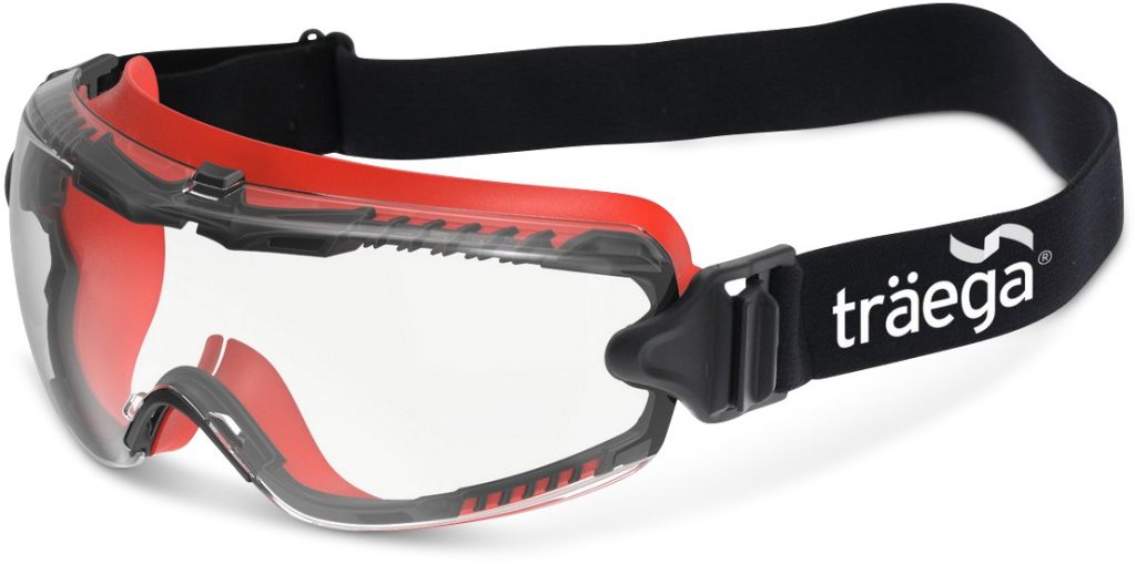 UCI Traega Conza KN Rated Clear Lens Premium Safety Goggle