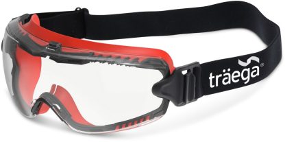UCI Traega Conza KN Rated Clear Lens Premium Safety Goggle