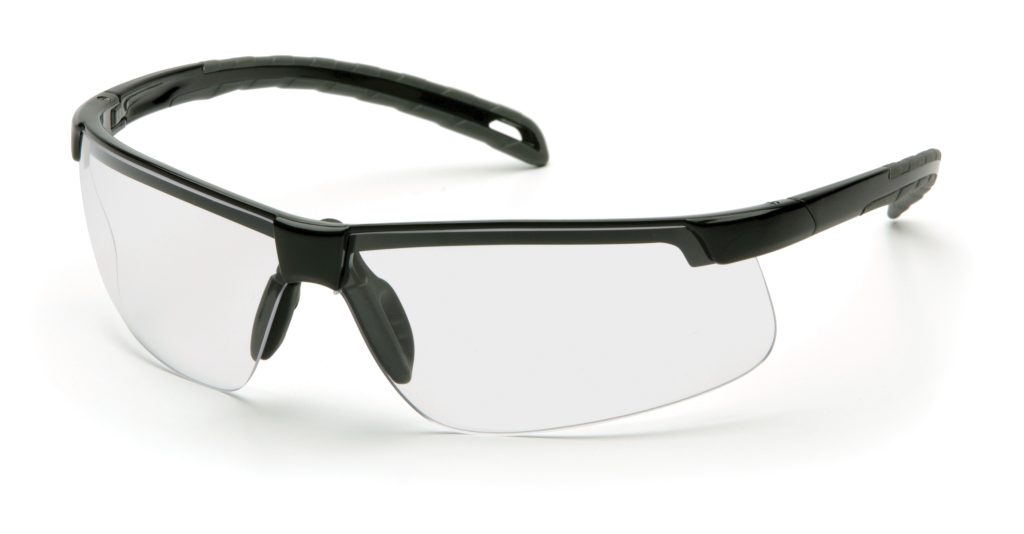 Pyramex Ever-Lite safety glasses,clear lens H2X  anti fog and scratch coating EN166