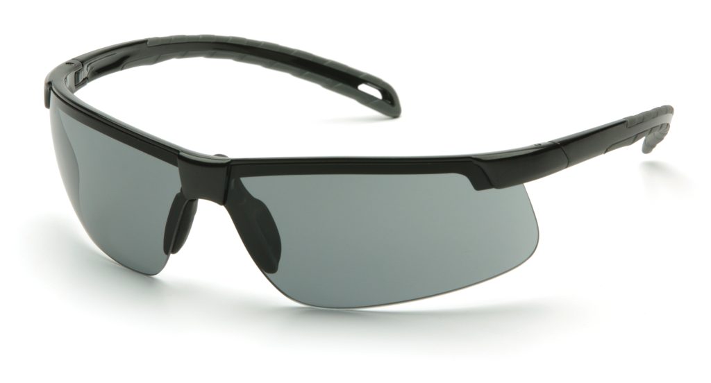 Pyramex Ever-Lite safety glasses,smoke lens H2X  anti fog and scratch coating EN166