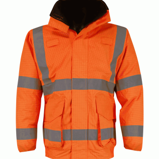 Orange hi vis FR-AS Bomber Jacket
