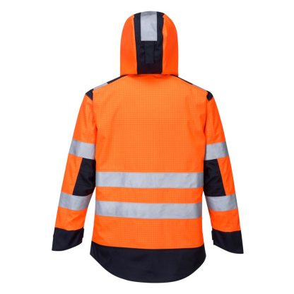 Modaflame Rain+ Hi-Vis Multi-Norm Contrast FR Jacket - Image 4