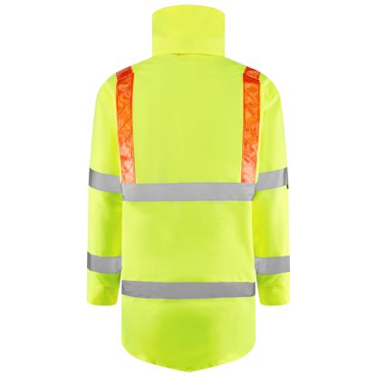 PUTFORD Leo EcoViz 4K Baffle Lined Anorak with Red Orange Braces A02 - Image 3