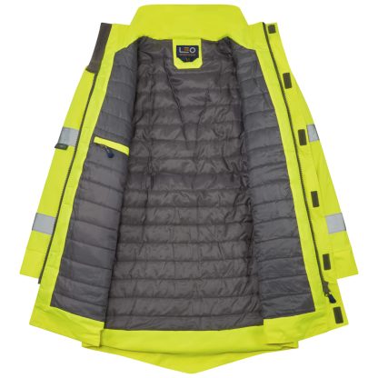 PUTFORD Leo EcoViz 4K Baffle Lined Anorak with Red Orange Braces A02 - Image 2