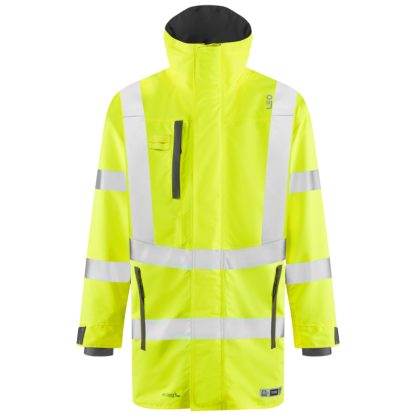 EASTLEIGH Leo EcoViz 10K Performance Breathable Yellow Anorak - AO7